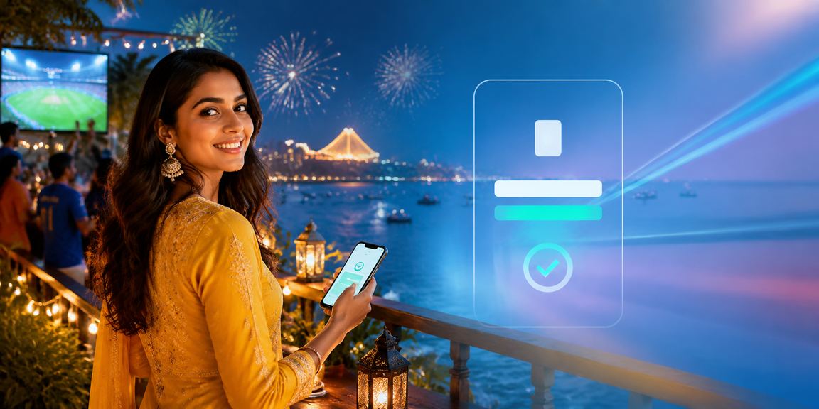Indian player enjoying mobile casino securely