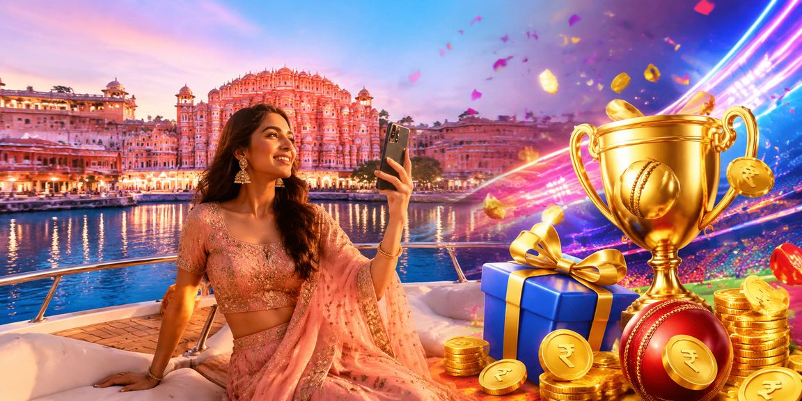 Mobile payment and cashback bonus concept at Jaipur